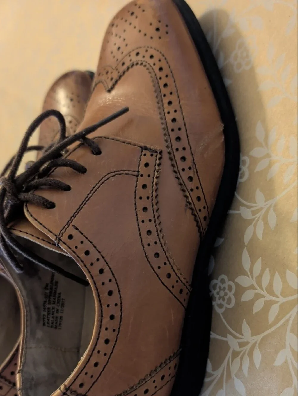 Florsheim Brown Wingtip Leather Oxfords